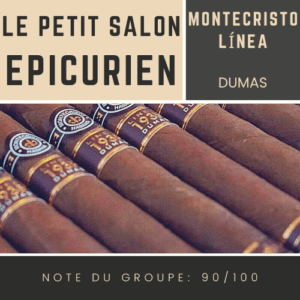 Le salon des Epicuriens - Montecristo Linea 1935 Dumas